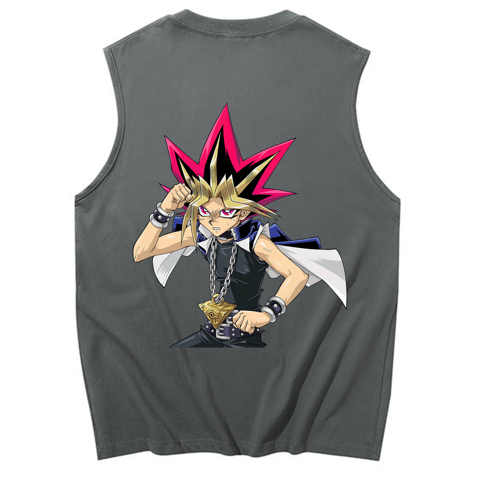 （画像用） 遊☆戯☆王 Yu-Gi-Oh! コットン100％タンクトップ（背面プリント）